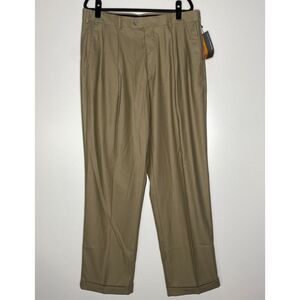 New Perry Ellis Neo-Luxe No-Iron Premium Hi-Twist Travel Pant Men's Size 38 x 34